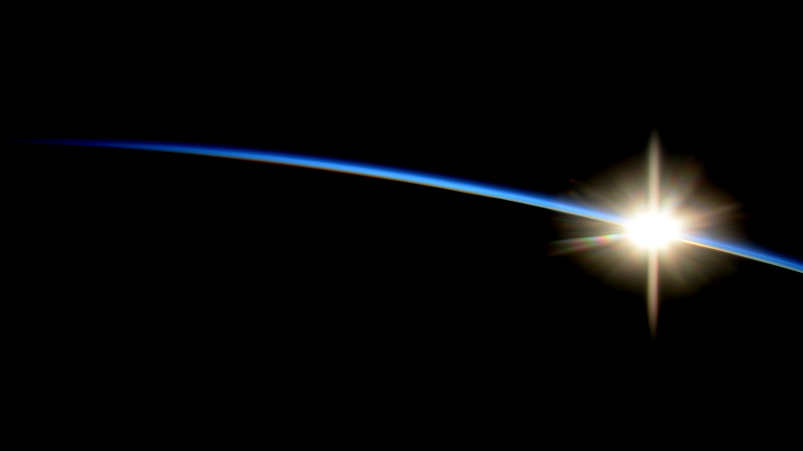 Sunrise from the International Space Station (ISS) on October 29, 2014 (NASA Photo)